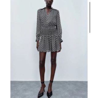 ザラ(ZARA)のLサイズ ZARA ワンピース(ミニワンピース)