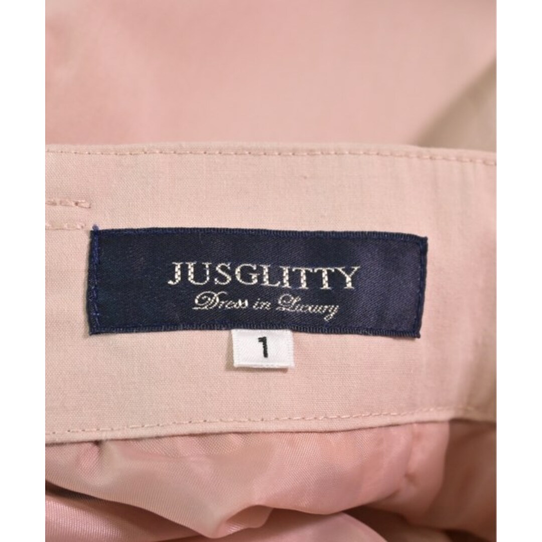 JUSGLITTY(ジャスグリッティー)のJUSGLITTY ジャスグリッティ スラックス 1(S位) ピンク 【古着】【中古】 レディースのパンツ(その他)の商品写真