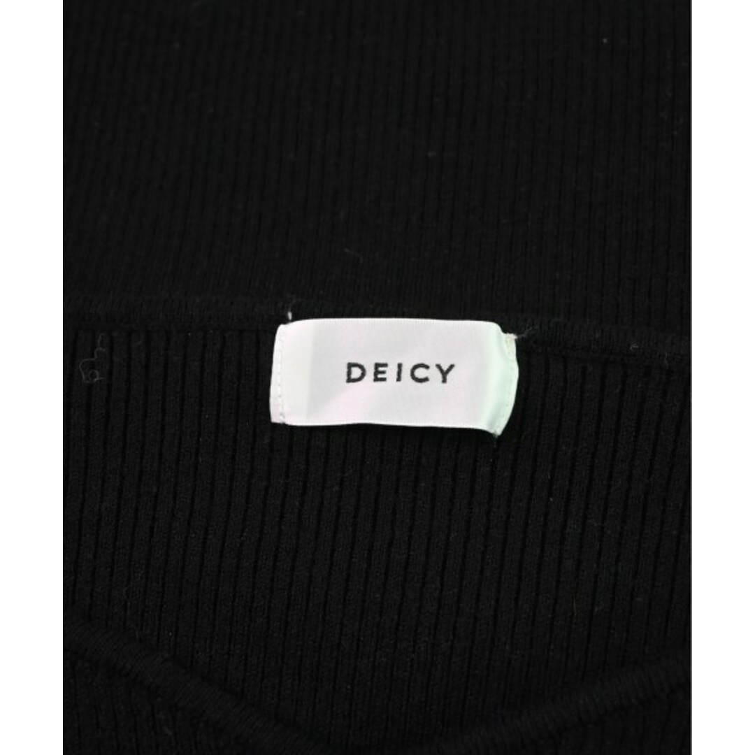deicy(デイシー)のdeicy デイシー ニット・セーター F 黒 【古着】【中古】 レディースのトップス(ニット/セーター)の商品写真