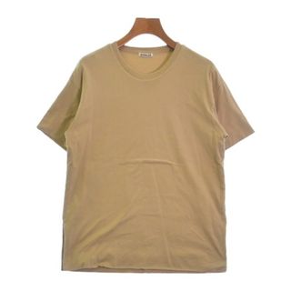 オーラリー(AURALEE)のAURALEE オーラリー Tシャツ・カットソー 1(S位) ベージュ 【古着】【中古】(カットソー(半袖/袖なし))