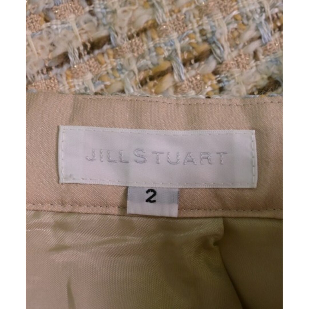 JILLSTUART(ジルスチュアート)のJILLSTUART ミニスカート 2(M位) ベージュ等(ツイード) 【古着】【中古】 レディースのスカート(ミニスカート)の商品写真