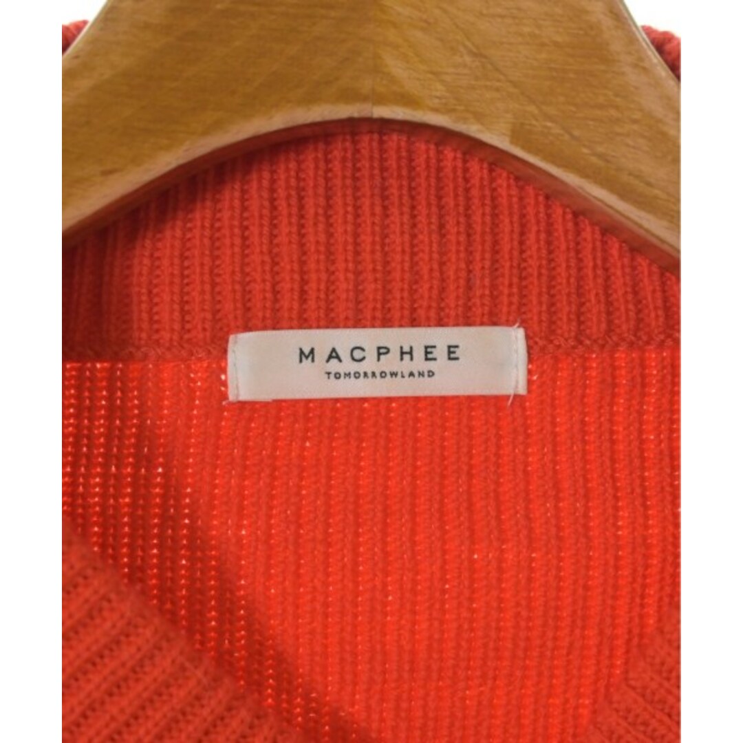 MACPHEE(マカフィー)のMACPHEE マカフィー ニット・セーター S 赤 【古着】【中古】 レディースのトップス(ニット/セーター)の商品写真