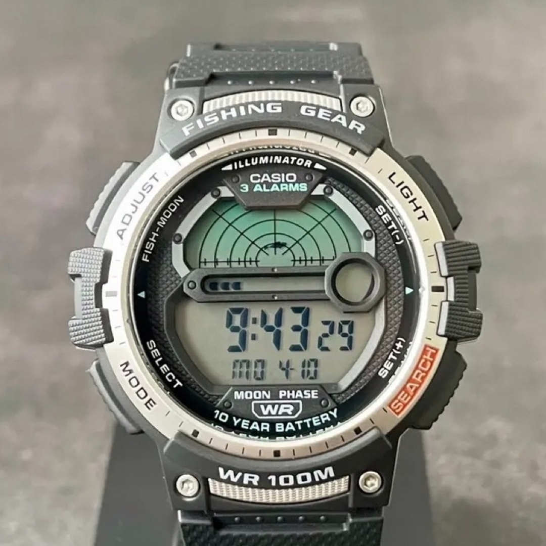 CASIO(カシオ)のカシオ　デジタル腕時計　新品　フィッシング機能　ムーンデータ機能　海外モデル メンズの時計(腕時計(デジタル))の商品写真