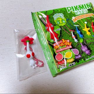 BANDAI - PIKMIN ピクミン マスコット ＆ フルーツグミ 白ピクミン グミなし