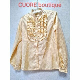 1147x【春秋に最適】CUORE boutique 古着 シャツ ブラウス(シャツ/ブラウス(長袖/七分))