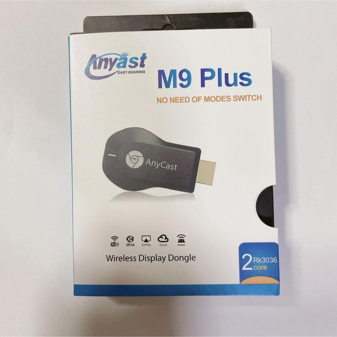 Anycast M9 Plus ドングルレシーバー HDMI スマホ/家電/カメラのテレビ/映像機器(映像用ケーブル)の商品写真