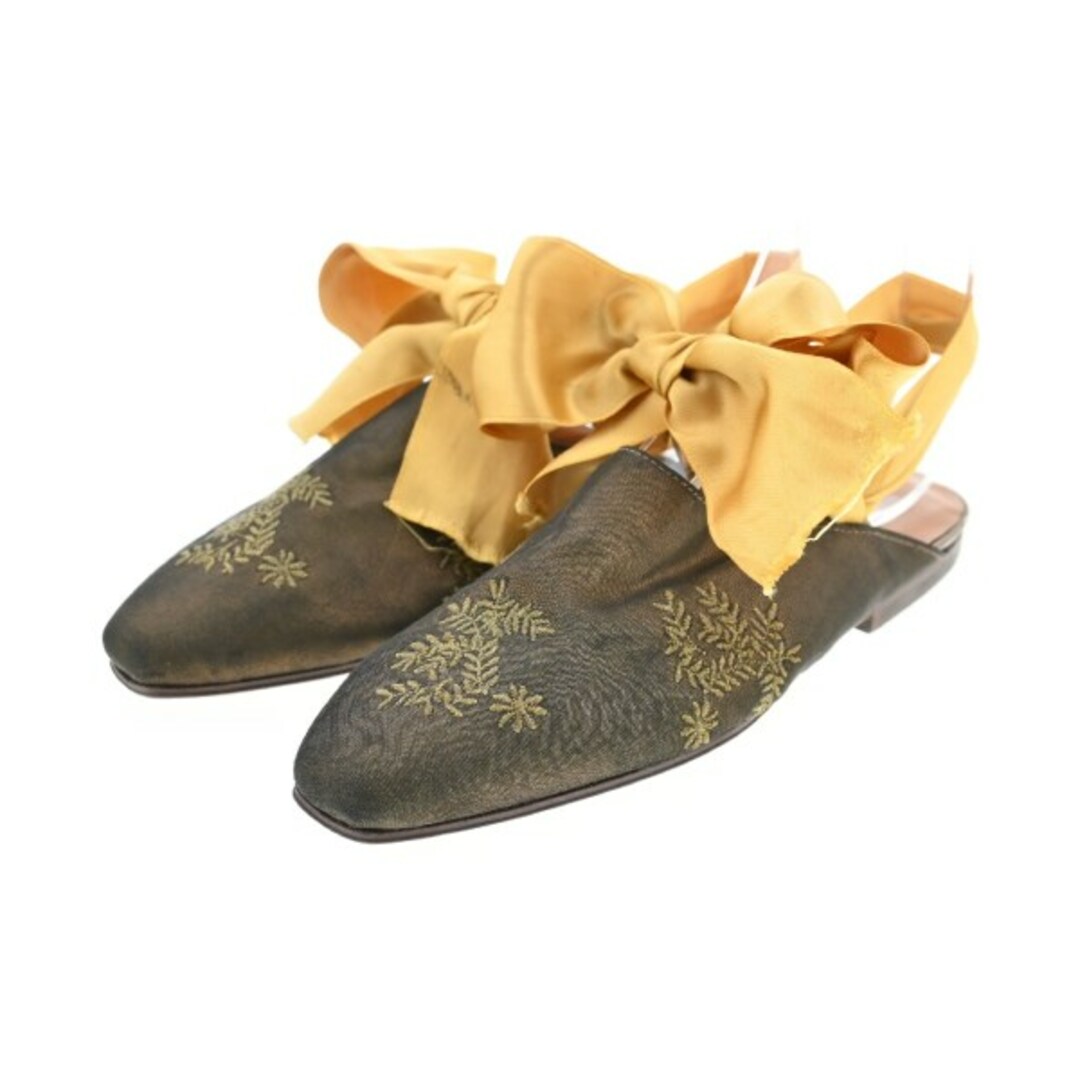 Emporio Armani(エンポリオアルマーニ)のEMPORIO ARMANI サンダル EU36(22.5cm位) カーキ 【古着】【中古】 レディースの靴/シューズ(サンダル)の商品写真