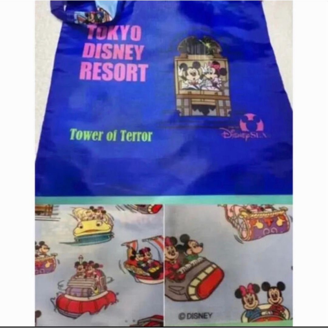 Disney(ディズニー)のディズニー　リゾート エコバッグ　カプセルトイ  エコバッグ  4種セット新品 レディースのバッグ(エコバッグ)の商品写真
