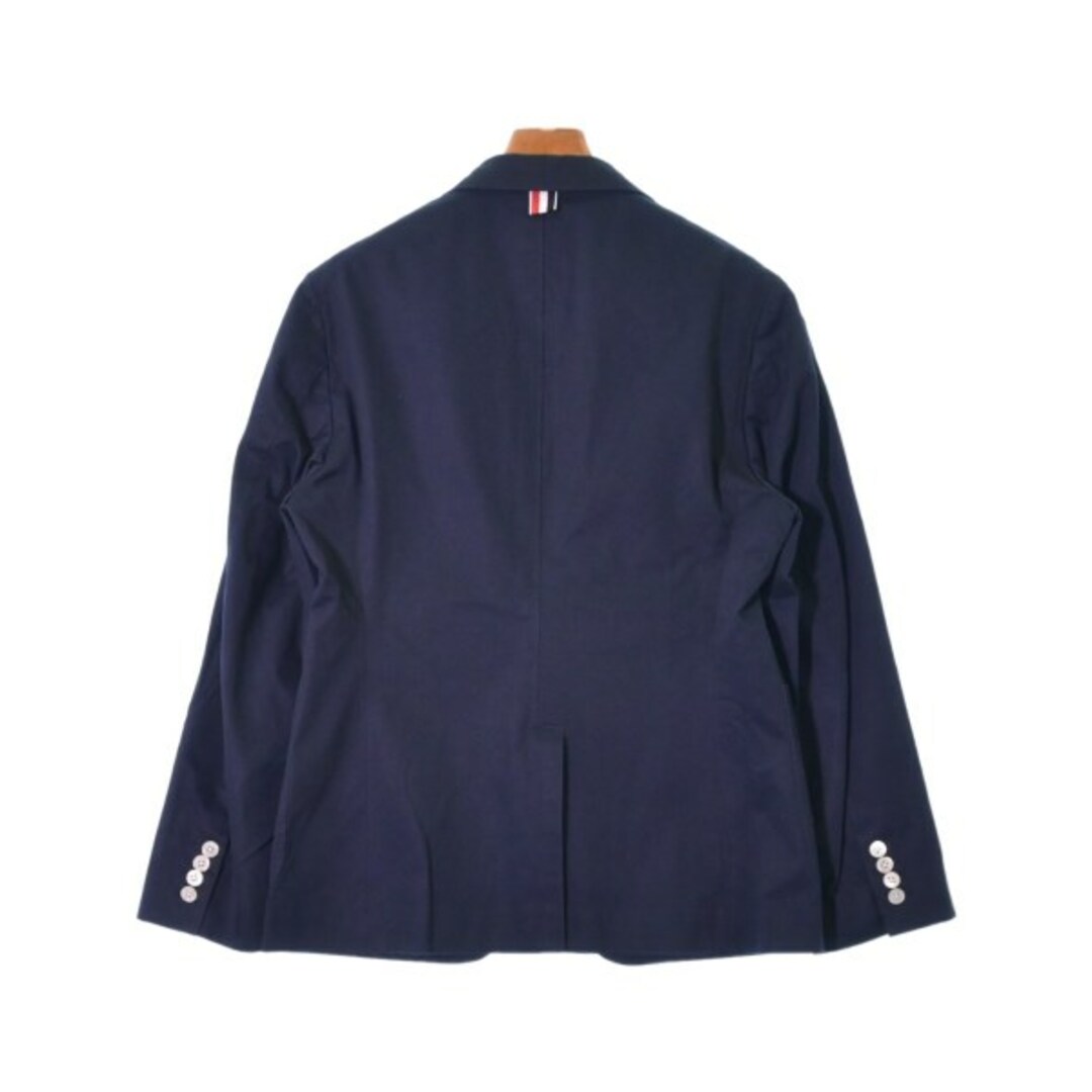 THOM BROWNE(トムブラウン)のTHOM BROWNE トムブラウン テーラードジャケット 2(M位) 紺 【古着】【中古】 メンズのジャケット/アウター(テーラードジャケット)の商品写真