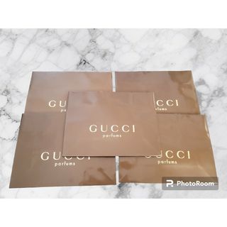 グッチ(Gucci)のグッチ　GUCCI　ショップ袋　ショッパー　紙袋　未使用品　5枚セット(ショップ袋)