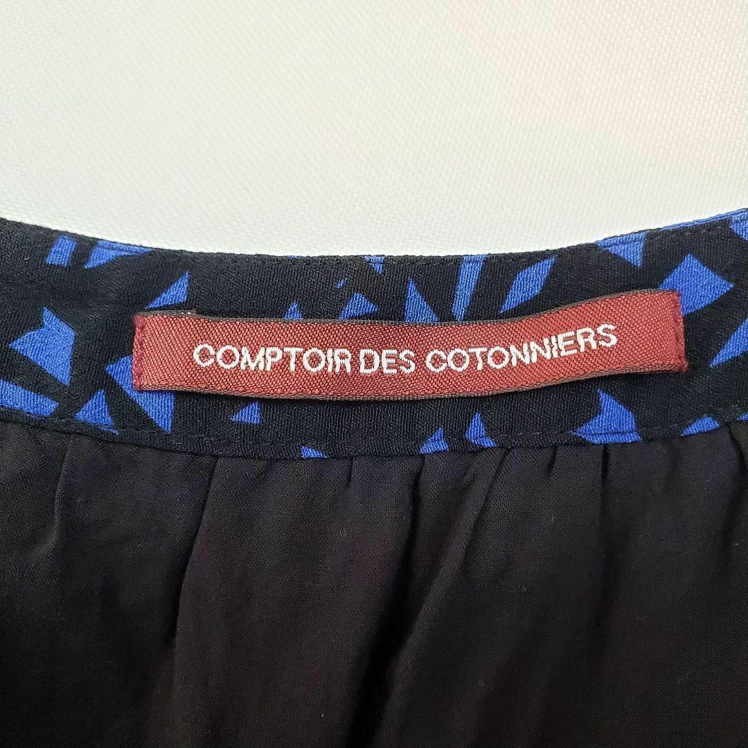 Comptoir des cotonniers(コントワーデコトニエ)のCOMPTOIRDESCOTONNIERS膝丈ミニスカート３６サイズ青色 その他のその他(その他)の商品写真