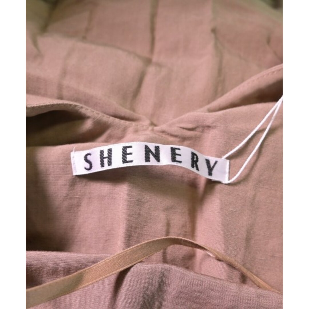 SHENERY シーナリー ワンピース F ベージュ 【古着】【中古】 レディースのワンピース(ひざ丈ワンピース)の商品写真