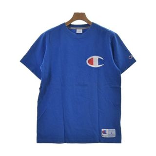 チャンピオン(Champion)のCHAMPION チャンピオン Tシャツ・カットソー L 青 【古着】【中古】(Tシャツ/カットソー(半袖/袖なし))