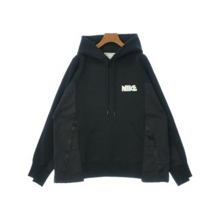 サカイ(sacai)のsacai サカイ パーカー L 黒 【古着】【中古】(パーカー)