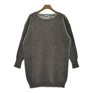 アクネ(ACNE)のAcne アクネ ニット・セーター XS 茶系(グレーがかっています) 【古着】【中古】(ニット/セーター)