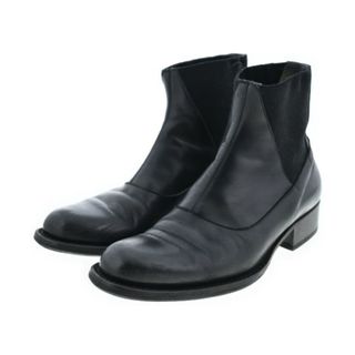 ヨウジヤマモト(Yohji Yamamoto)のYOHJI YAMAMOTO ヨウジヤマモト ブーツ 37(23.5cm位) 黒 【古着】【中古】(ブーツ)