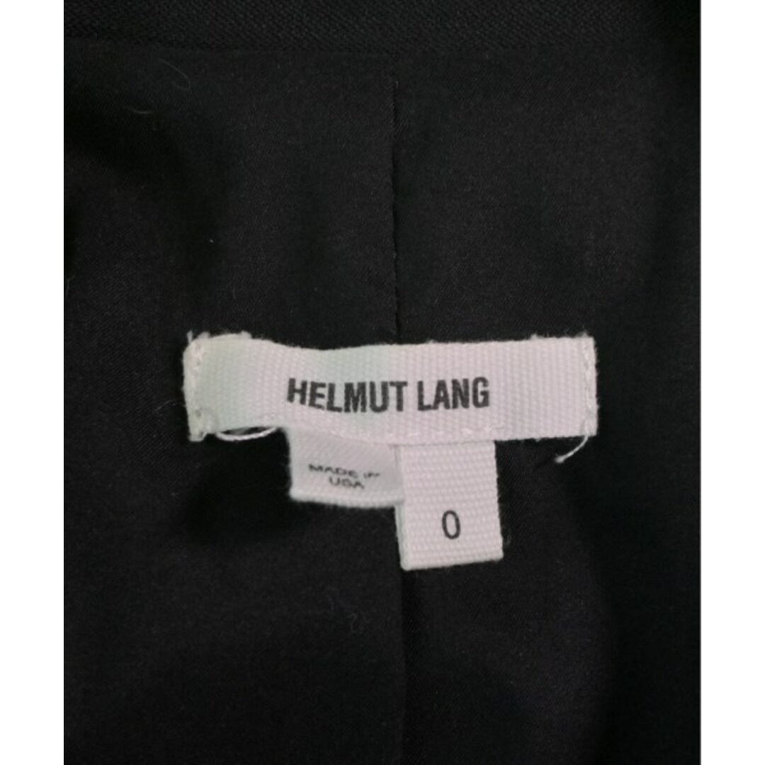 HELMUT LANG(ヘルムートラング)のHELMUT LANG ヘルムートラング ノーカラージャケット 0(XS位) 黒 【古着】【中古】 レディースのジャケット/アウター(ノーカラージャケット)の商品写真