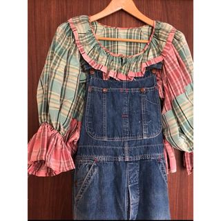 フミカウチダ(FUMIKA_UCHIDA)のアンティーTORO oz vintage hookedビンテージのフリルブラウス(シャツ/ブラウス(長袖/七分))