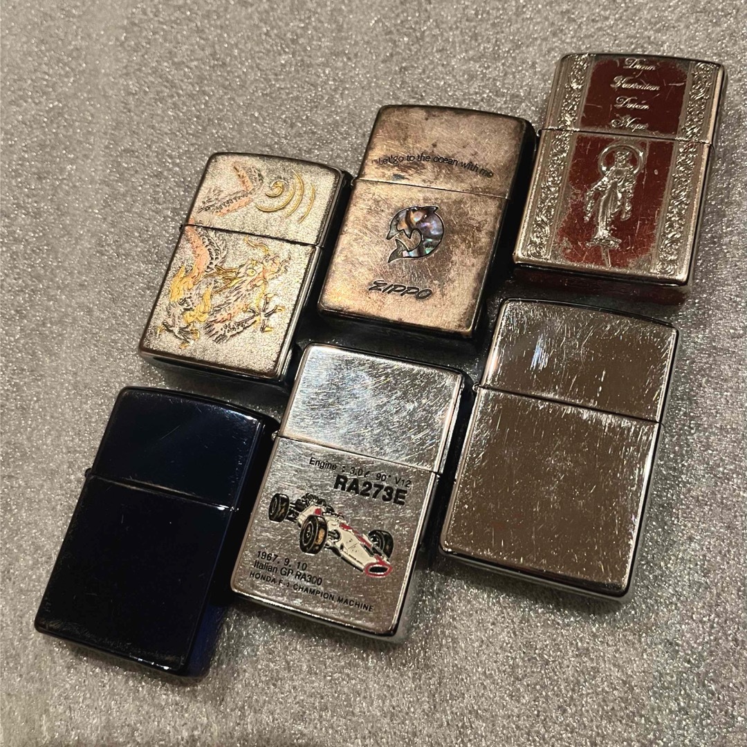 【USED品】ZIPPO 1991年〜2018年製 6点セット