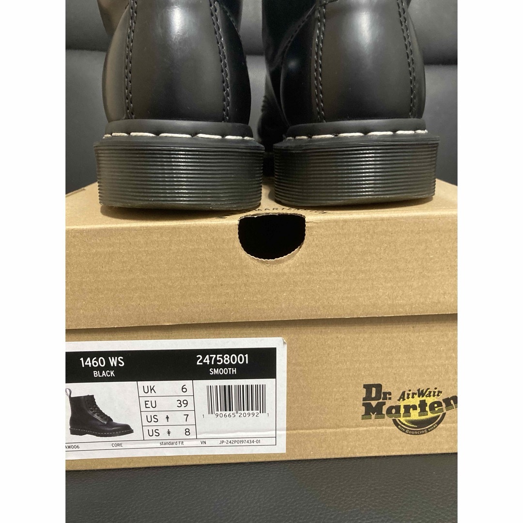 Dr.Martens(ドクターマーチン)のDr.Martens 1460Z 8ホール レザーブーツ ホワイトステッチ BL メンズの靴/シューズ(ブーツ)の商品写真