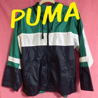 プーマ(PUMA)のpuma ジャンパー グリーン(ナイロンジャケット)