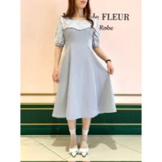 メゾンドフルール(Maison de FLEUR)のメゾンドフルール　カノン　バラに触れてみるワンピース(ロングワンピース/マキシワンピース)