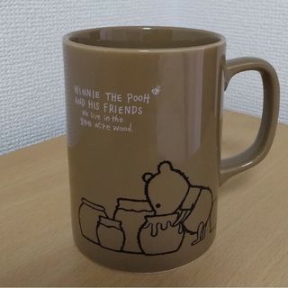 クマノプーサン(くまのプーさん)のマグカップ２個　Shinzi  Katohのくまのぷーさん　坂崎千春のりす(食器)