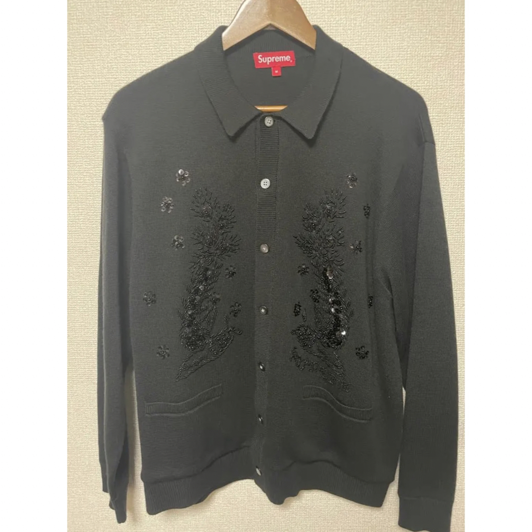 Supreme Beaded Applique Cardigan Supreme Beaded Applique Cardigan
