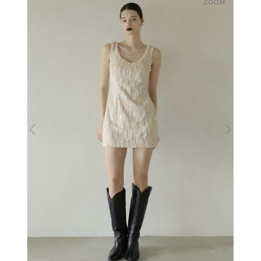 Bubbles(バブルス)のmelt the lady texture mini dress レディースのワンピース(ミニワンピース)の商品写真