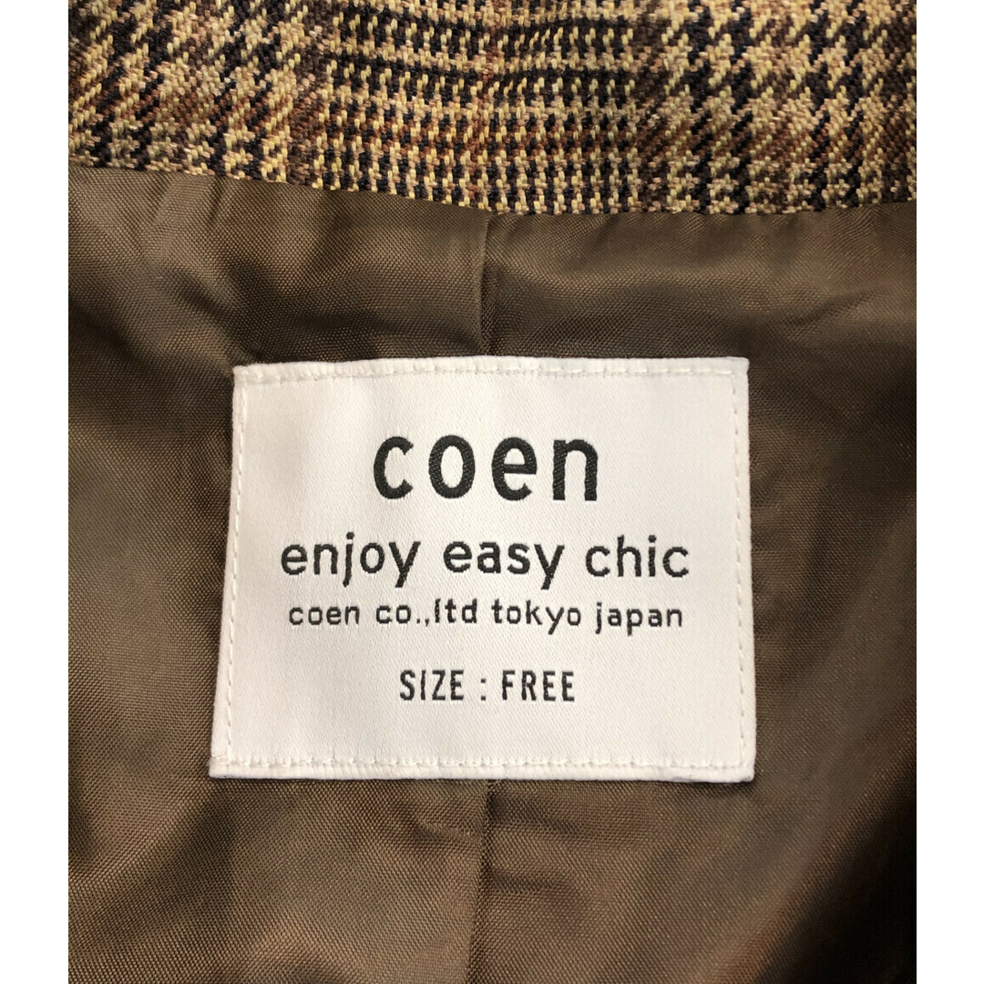 coen(コーエン)の美品 コーエン COEN ステンカラーコート    レディース F レディースのジャケット/アウター(その他)の商品写真