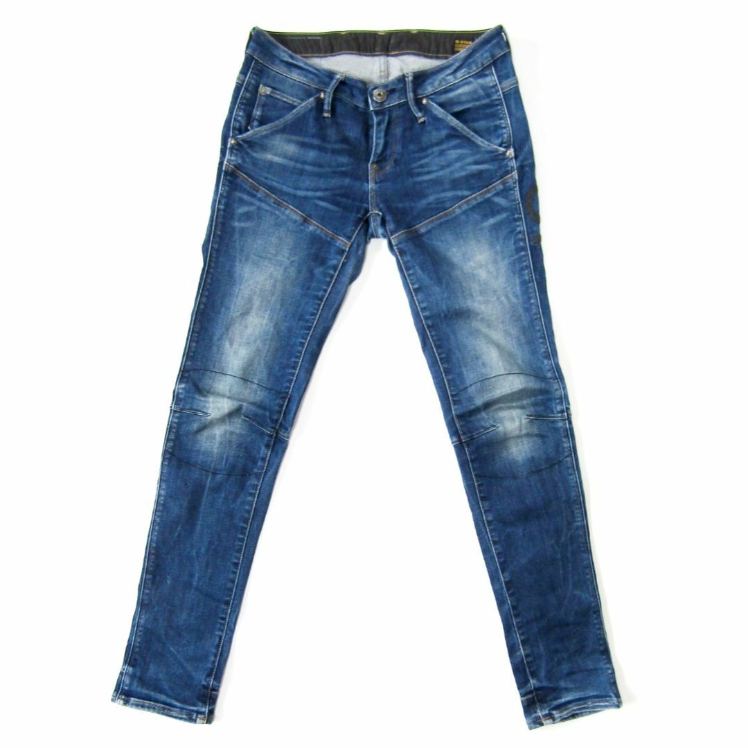 G-STAR RAW(ジースター)のジースター5620ヘリテイジ▼ストレッチテーパードデニム▼濃紺▼24W約76cm レディースのパンツ(デニム/ジーンズ)の商品写真