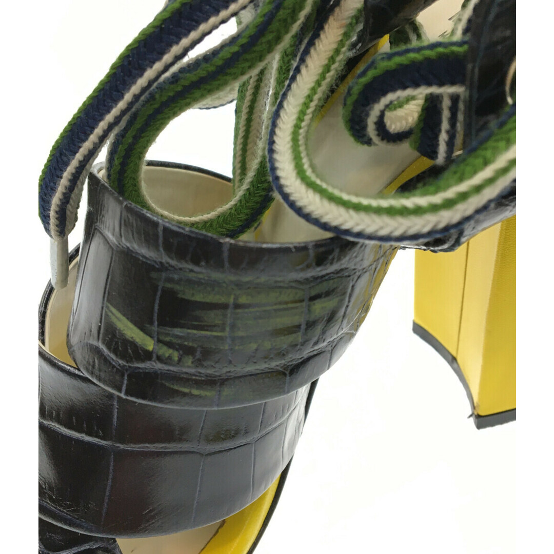 MSGM(エムエスジイエム)のエムエスジーエム MSGM レースアップサンダル レディース 37 1/2 レディースの靴/シューズ(サンダル)の商品写真