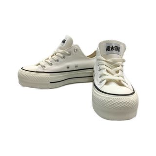 コンバース(CONVERSE)の美品 コンバース CONVERSE ローカットスニーカー 厚底 レディース 25(その他)