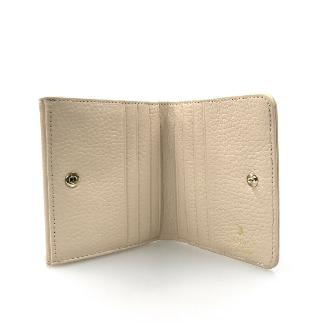 LANVIN en Bleu(ランバンオンブルー)の美品 ランバンオンブルー 二つ折り財布 Wホック レディース レディースのファッション小物(財布)の商品写真