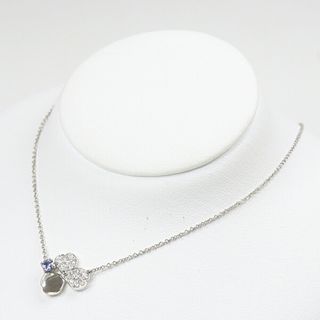 ティファニー(Tiffany & Co.)のティファニー TIFFANY&Co. ペーパーフラワー タンザナイト ペンダント PT950 ネックレス アイリス【中古】(ネックレス)