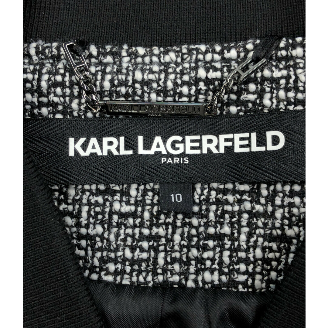 Karl Lagerfeld(カールラガーフェルド)のカールラガーフェルド Karl Lagerfeld ブルゾン レディース 10 レディースのジャケット/アウター(ブルゾン)の商品写真