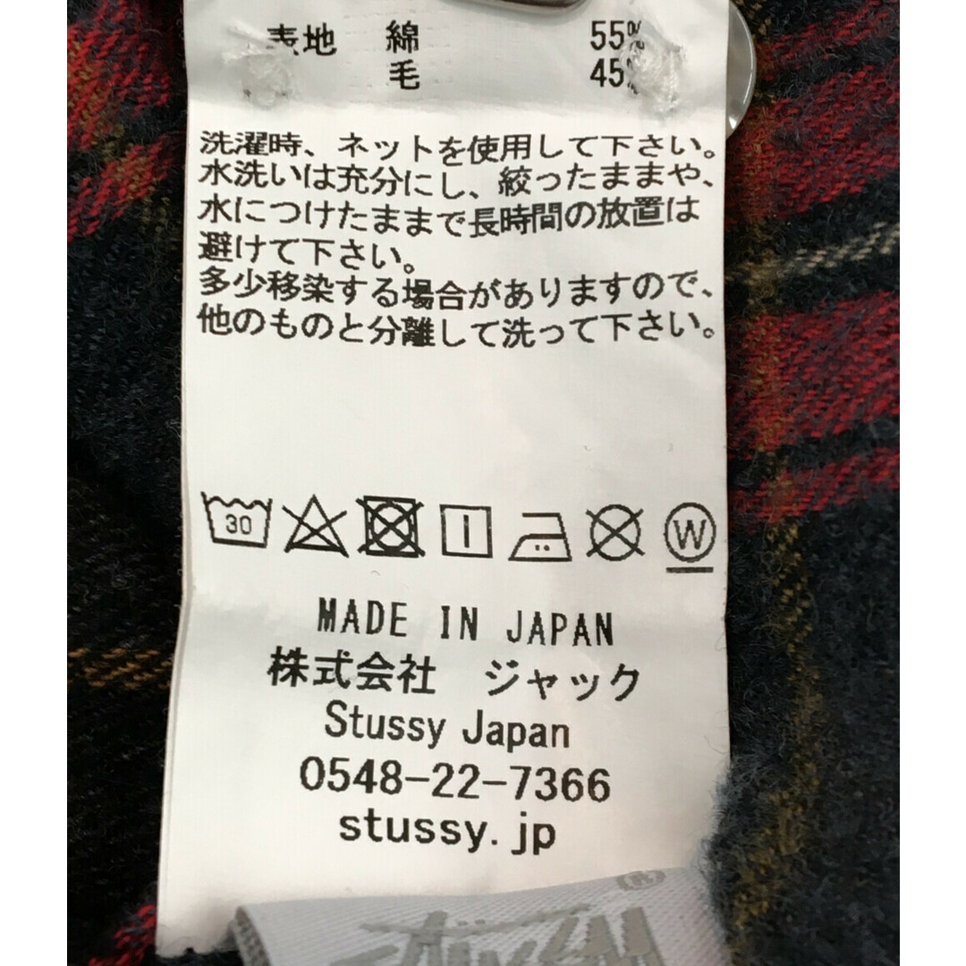 STUSSY(ステューシー)のステューシー STUSSY チェック柄ネルシャツ    メンズ M メンズのトップス(シャツ)の商品写真