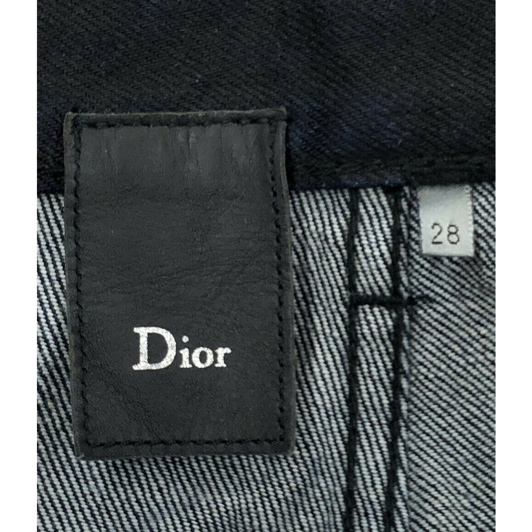 DIOR HOMME(ディオールオム)の美品 ディオールオム Dior HOMME ペイントデニムパンツ メンズ 28 メンズのパンツ(デニム/ジーンズ)の商品写真