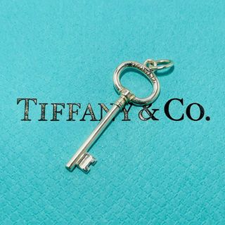 Tiffany & Co. - ティファニー オーバル キー ネックレストップ シルバー★793