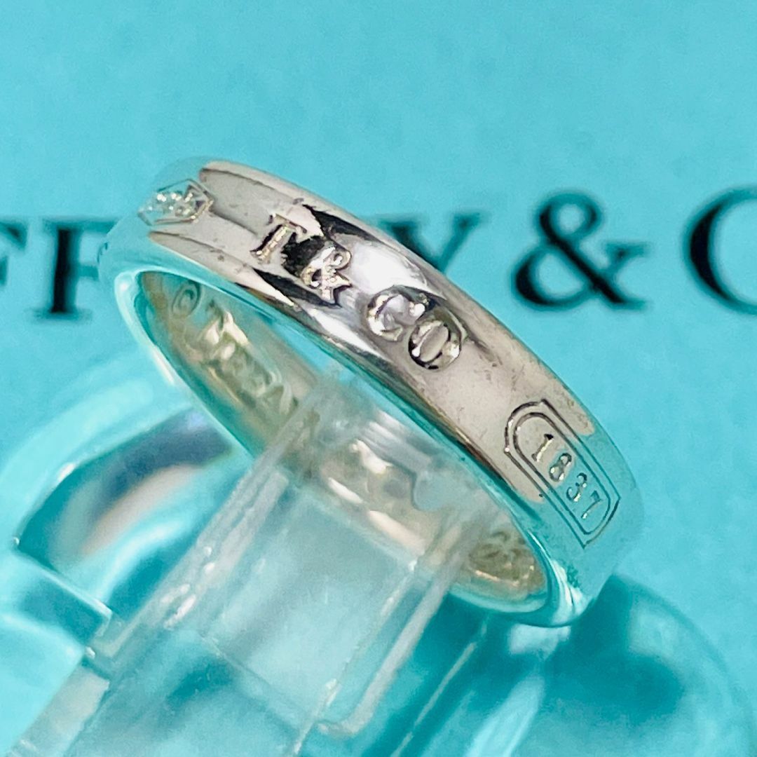 Tiffany & Co.(ティファニー)の8号 ティファニー ナロー リング 1837 シルバー ピンキー★714 レディースのアクセサリー(リング(指輪))の商品写真