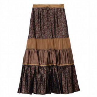 アメリヴィンテージ(Ameri VINTAGE)のPOSIE NOSTALGIC TIERED SKIRT(ロングスカート)