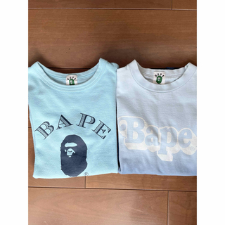 ベイプキッズ(BAPE KIDS)のBAPE 半袖Tシャツ　2枚セット(Tシャツ/カットソー)
