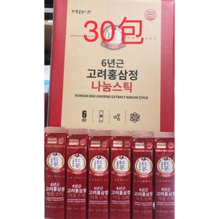 韓国産紅参 6年根 高麗紅参スティック 30包(その他)