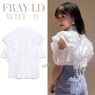 FRAY I.D - ブラウス FRAY I.D トップス シャツ 白 新品 デート オフィス