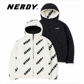 新品★NERDY MUHLY REVERSIBLE LOGO JACKET(毛皮/ファーコート)