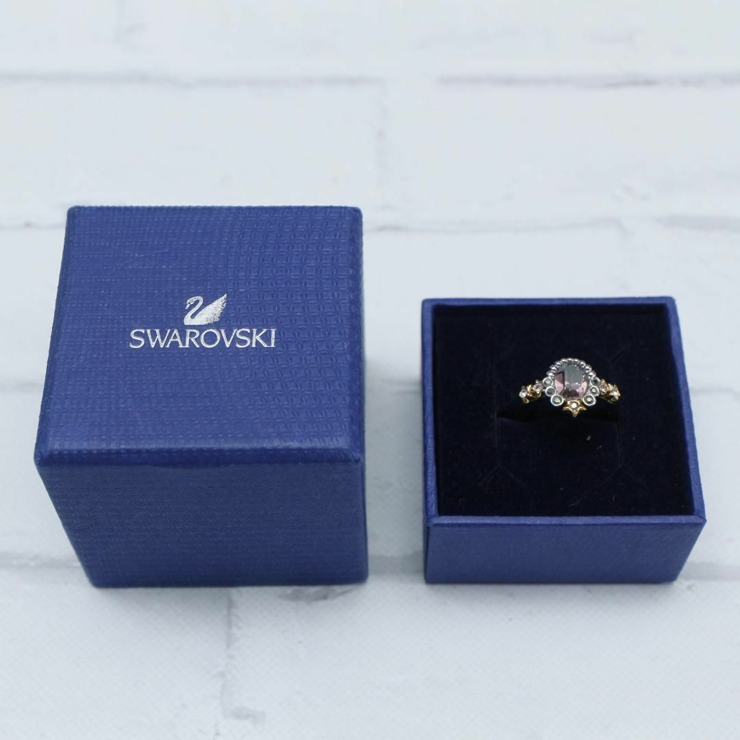 SWAROVSKI(スワロフスキー)の【匿名配送】SWAROVSKI スワロフスキー 指輪 10.5号 ピンク レディースのアクセサリー(リング(指輪))の商品写真