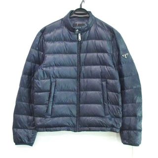 PRADA - PRADA(プラダ) ブルゾン メンズ美品  トライアングルロゴ SGA462 ネイビー 中綿/冬