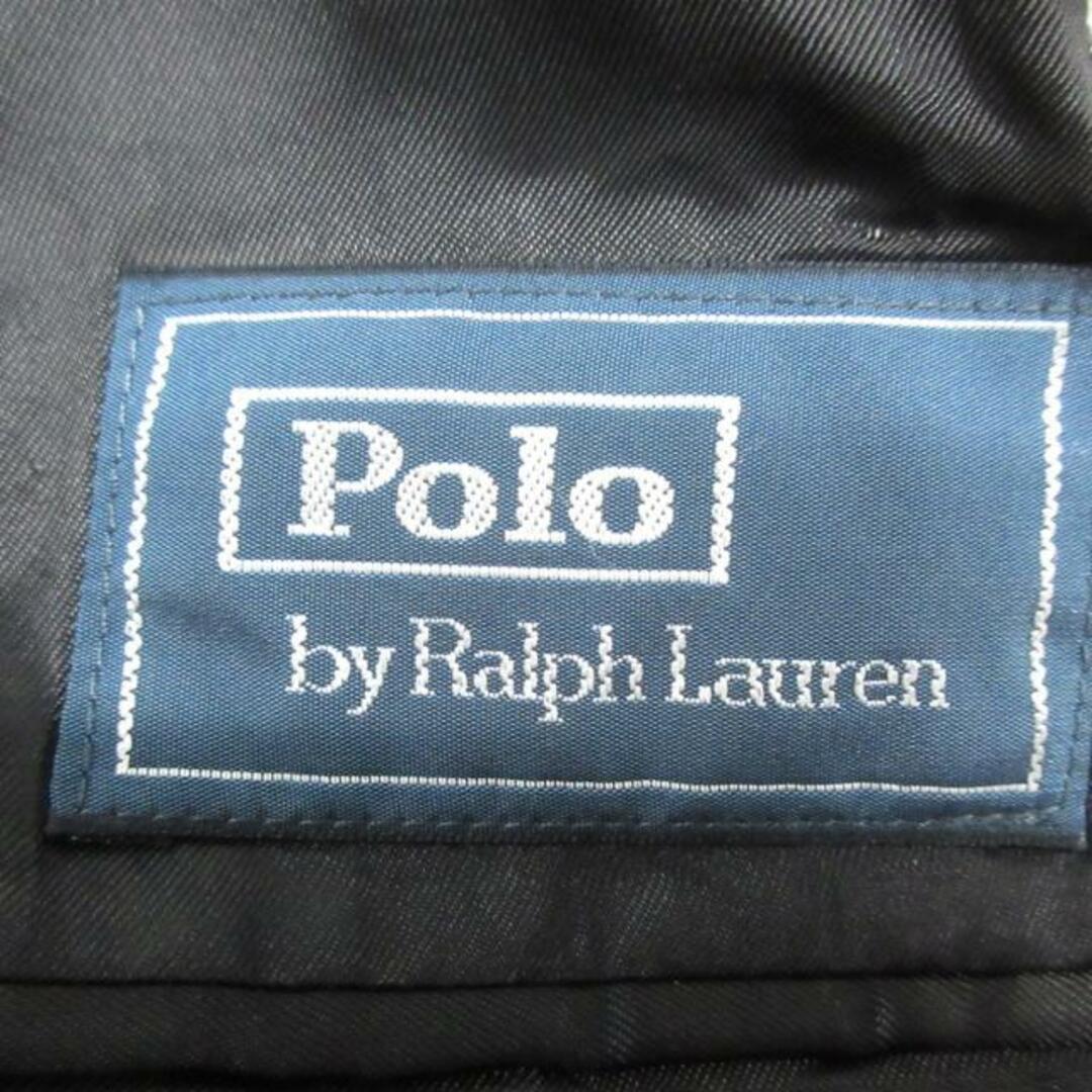 POLO RALPH LAUREN(ポロラルフローレン)のPOLObyRalphLauren(ポロラルフローレン) シングルスーツ サイズ34S 44S メンズ 黒×ダークネイビー チェック柄 メンズのスーツ(セットアップ)の商品写真