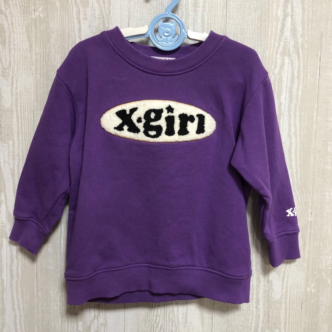 X-girl(エックスガール)のX-girl Tシャツ　100cm キッズ/ベビー/マタニティのキッズ服女の子用(90cm~)(Tシャツ/カットソー)の商品写真