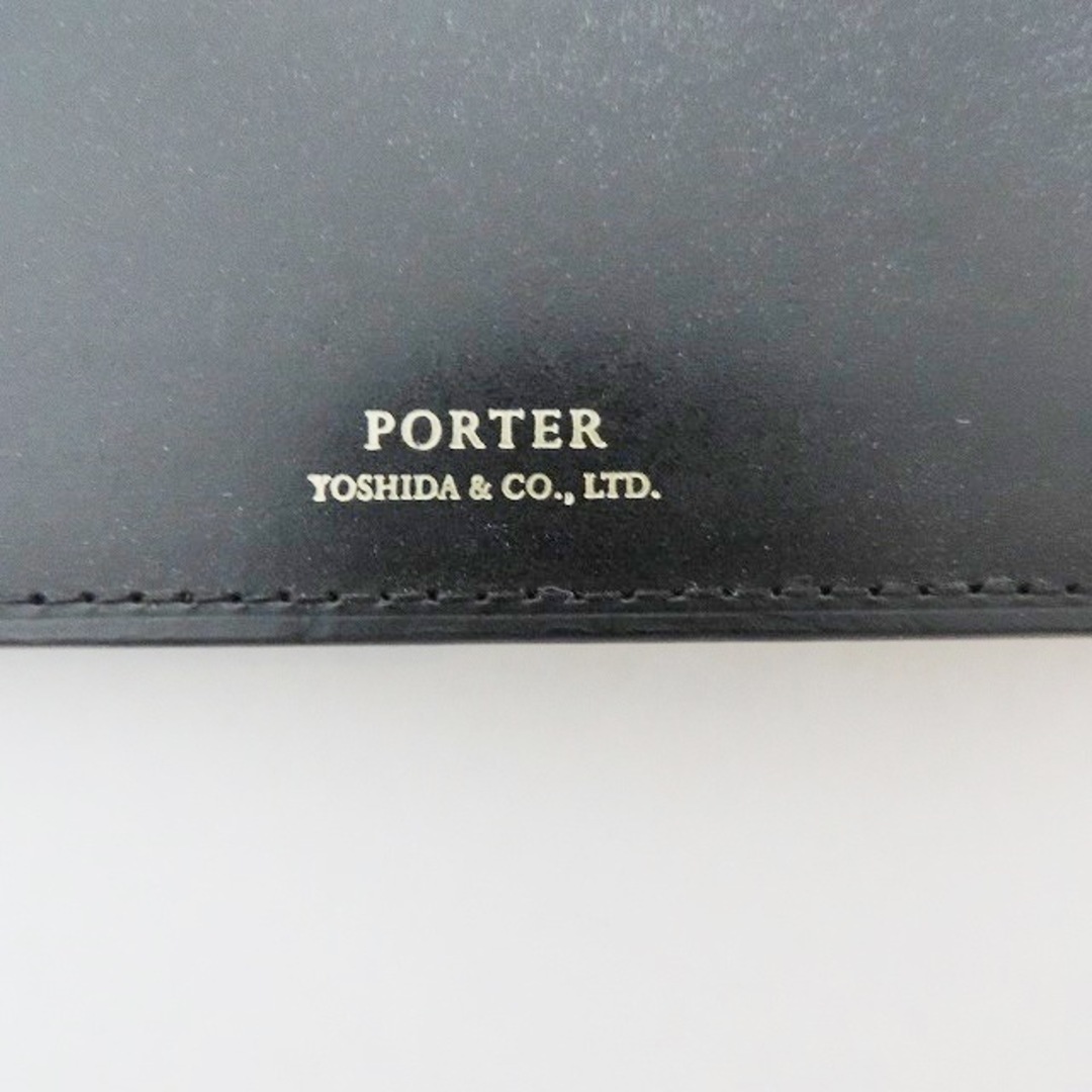 PORTER(ポーター)のPORTER/吉田(ポーター) 名刺入れ - 黒 レザー レディースのファッション小物(名刺入れ/定期入れ)の商品写真